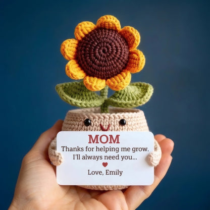 Personalized Flower Crochet Mother's Day Gift