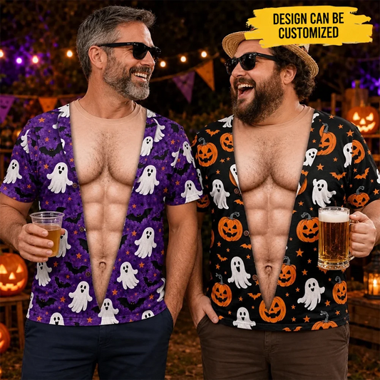 Custom Funny T-shirt - Personalized Halloween Birthday Gifts For Husband, Son, Grandson, Brother, Grandpa, Dad, Yourself - Little Miss Spooky