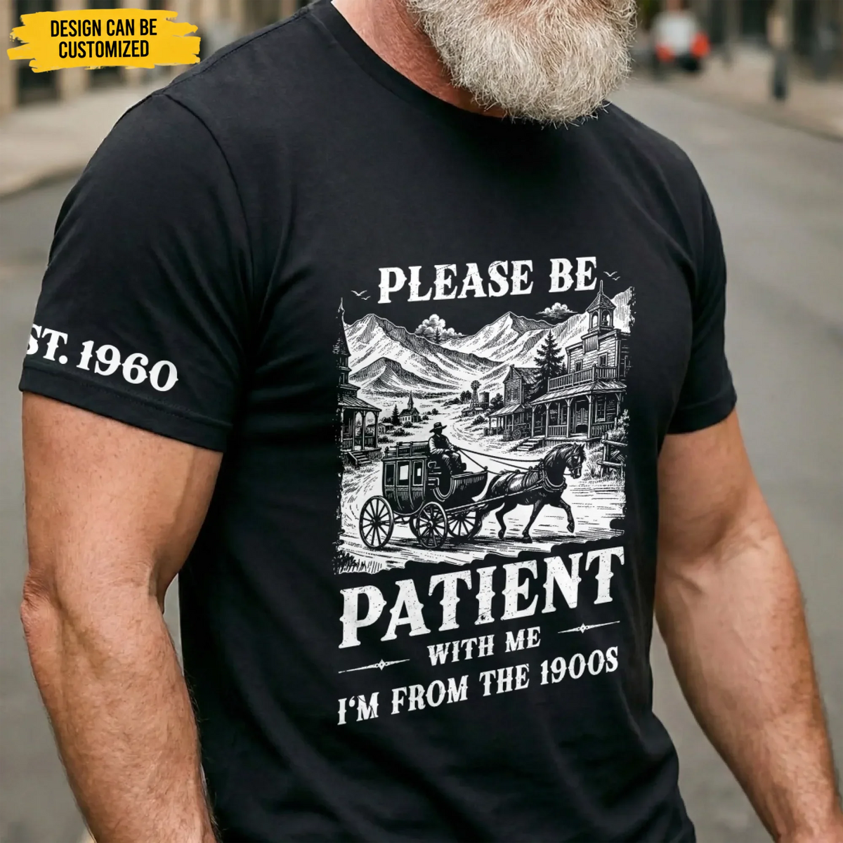 Custom T-Shirt - Personalized Birthday Gifts For Husband, Son, Grandson, Brother, Grandpa, Dad, Yourself - Aged To Perfection
