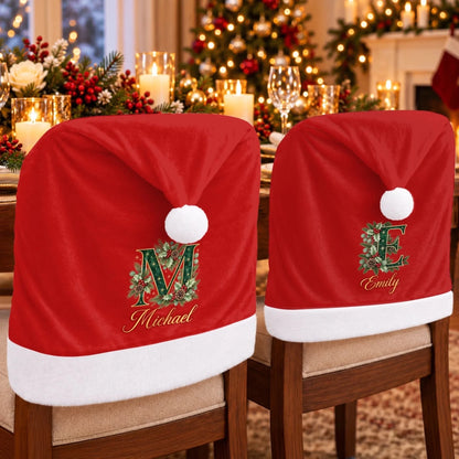 Custom Chair Cover - Personalized Christmas Birthday Gifts For Mom, Dad, Brother, Sister - Twinkle Bright Celebrate Tonight