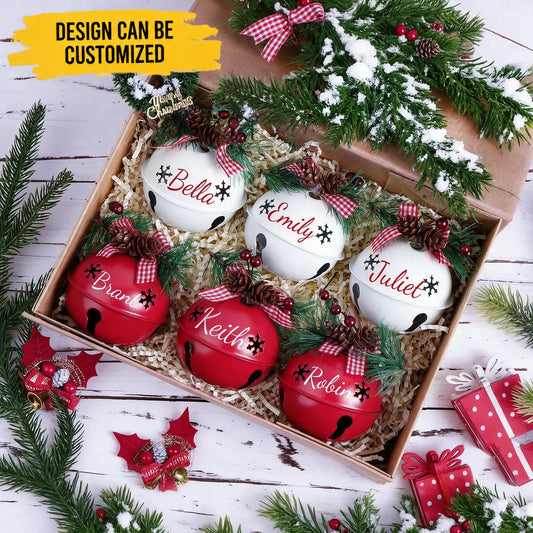 Custom Metal Jingle Bell - Personalized Christmas Gift for Kids & Family -My Greatest Joy This Holiday